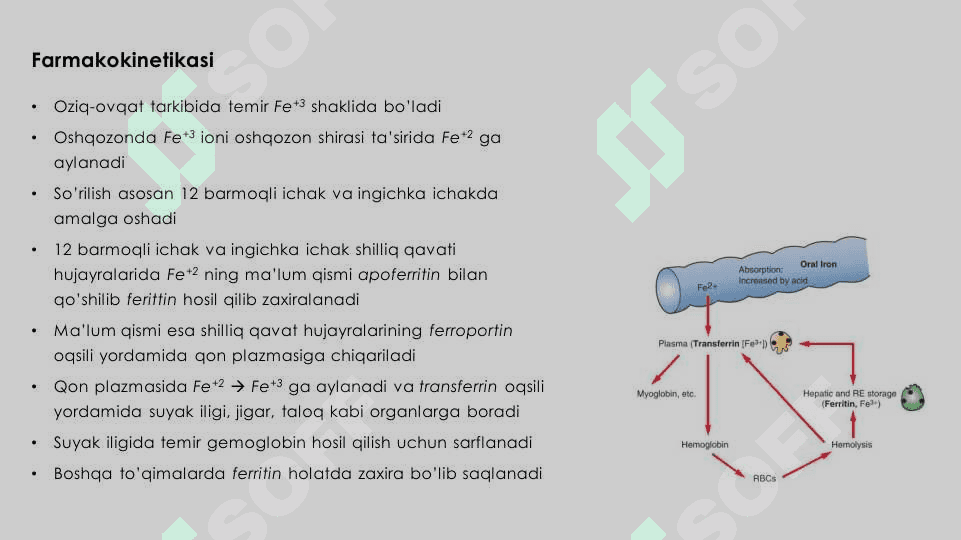 Qon sistemasiga tasir qiluvchi dori vositalari 7