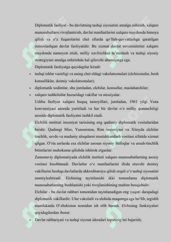 O‘zbekistonda favqulodda va muxtor elchilarni tayinlash tartibi 4