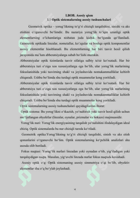 optik sistemalar abberatsiyasi 4