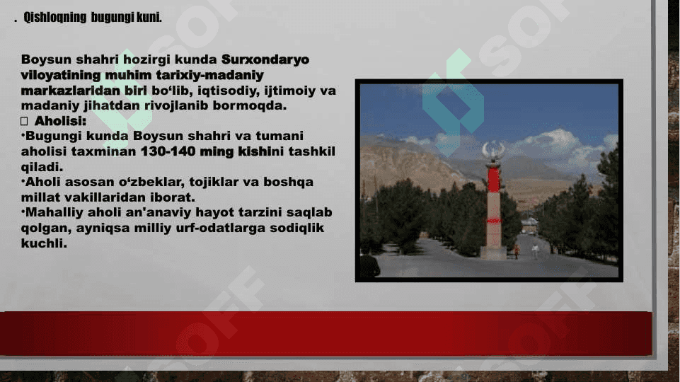 vatan ostonadan boshlanadi- qishlog’im tarixi 6