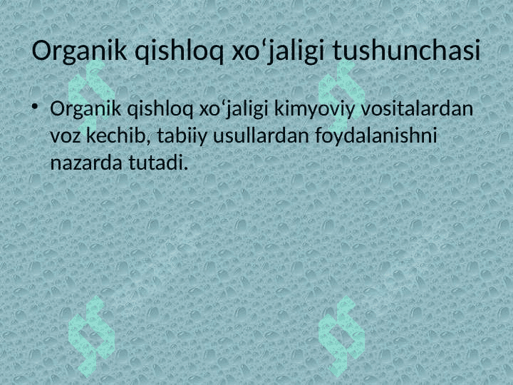 Jahonda Organik Qishloq Xo‘jaligining Rivojlanish Ko‘rsatkichlari 3
