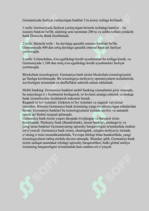 Germaniya bank tizimi 7