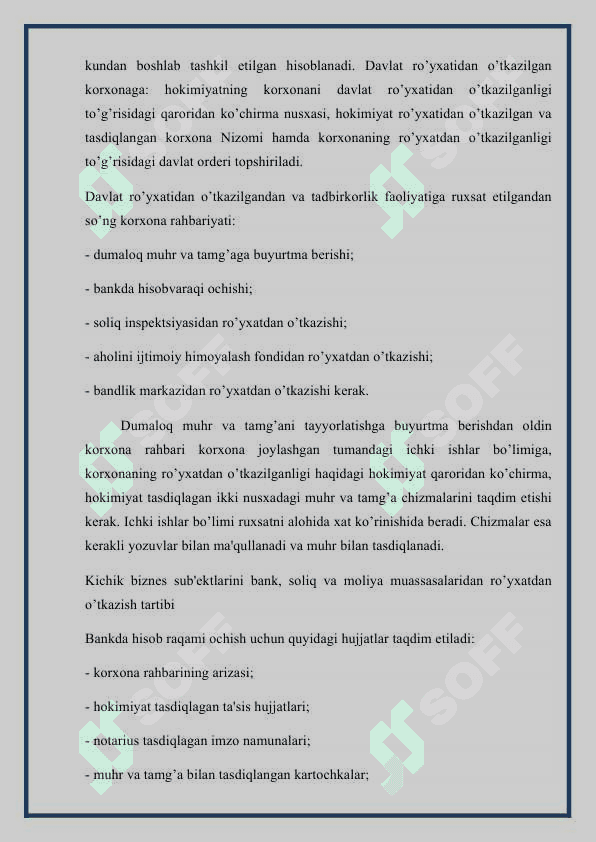 TADBIRKORLIK FAOLIYATI BILAN SHUG’ULLANUVCHI YURIDIK HAMDA JISMONIY SHAXSLARNI RO’YXATGA  OLISH YIG’IMI 5