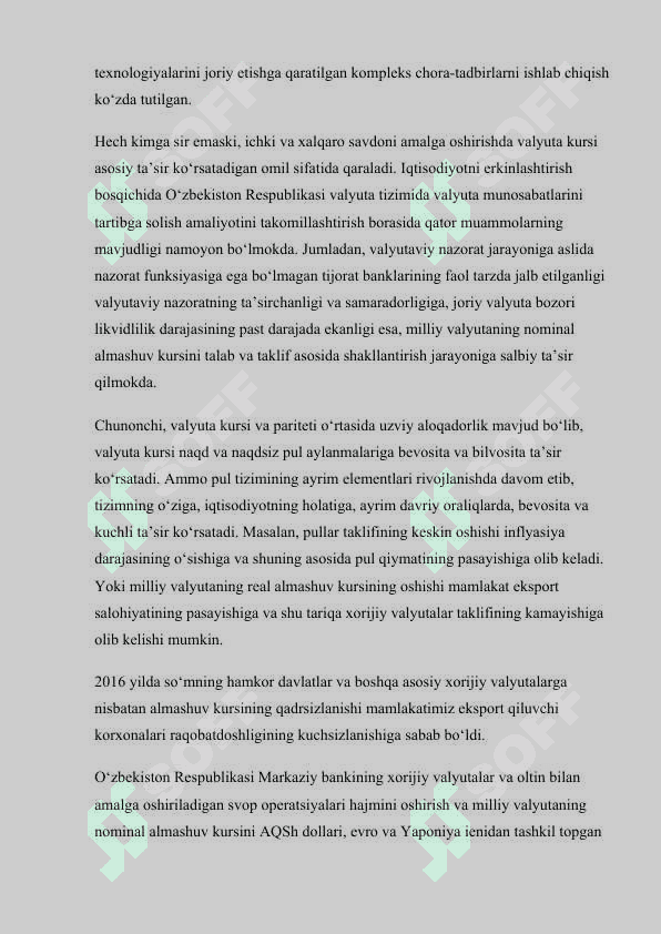 Iqtisodiyotni liberallashtirish sharoitida mamlakat molya tizimini revojlantirish masalalari 6