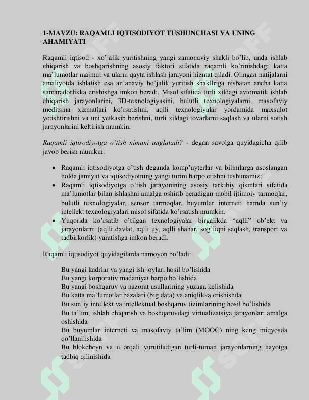RAQAMLI IQTISODIYOT TUSHUNCHASI VA UNING AHAMIYATI 2