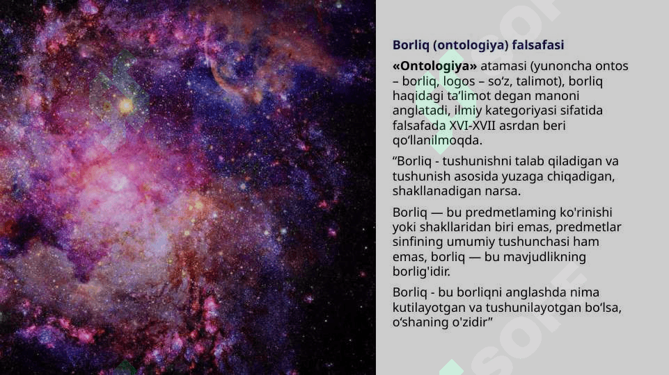 Borliq va rivojlanish falsafasi 3