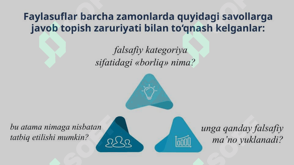 Borliq va rivojlanish falsafasi 4