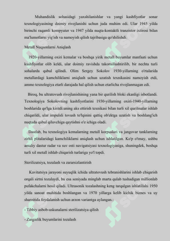 Ultrazvuk va aqlli mashina texnologiyalari haqida tushuncha 6