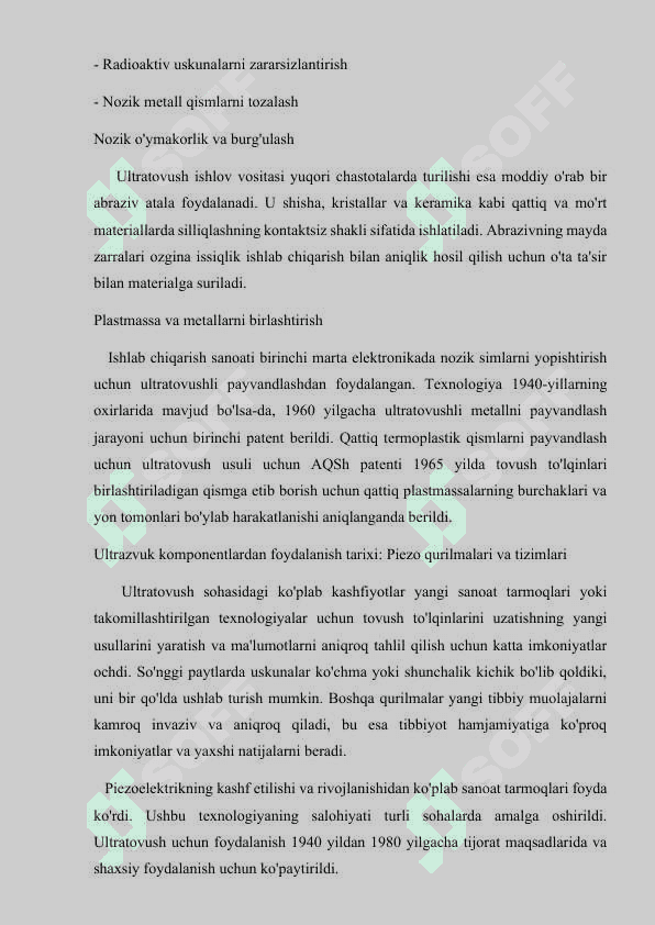 Ultrazvuk va aqlli mashina texnologiyalari haqida tushuncha 7