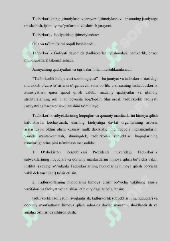 TADBIRKORLIK HULQ-ATVORI SOTSIOLOGIYASI 4