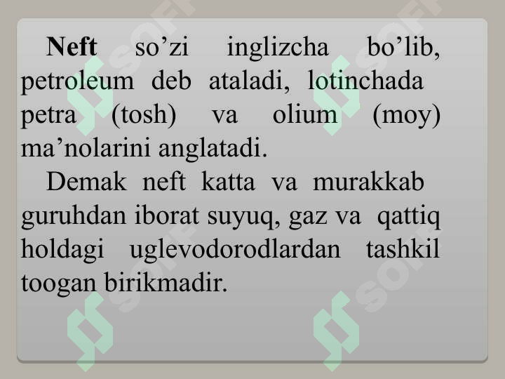 Yonilg‘i maxsulotlarini qayta ishlash texnologiyasi 4