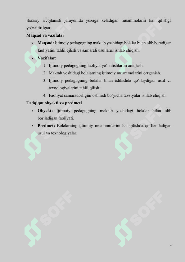 IJTIMOIY PEDAGOGNING MAKTAB YOSHIDAGI BOLALAR BILAN OLIB BORILADIGAN FAOLIYATI 4