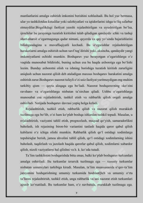 Taʼlim tashkilotlarining turlari va faoliyati 8
