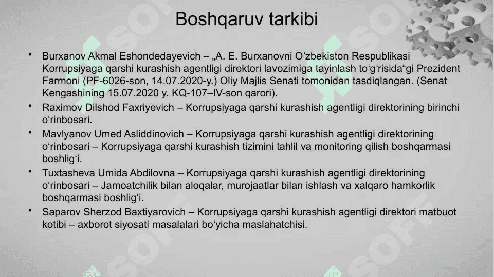 O’zbekiston Respublikasi Korrupsiyaga qarshi kurash agentligi 4