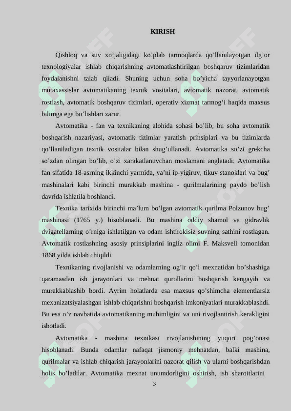 Ko’p portli kompyuterlar yordamida texnologik jarayonlarni boshqarish tizimini loyihalash 3