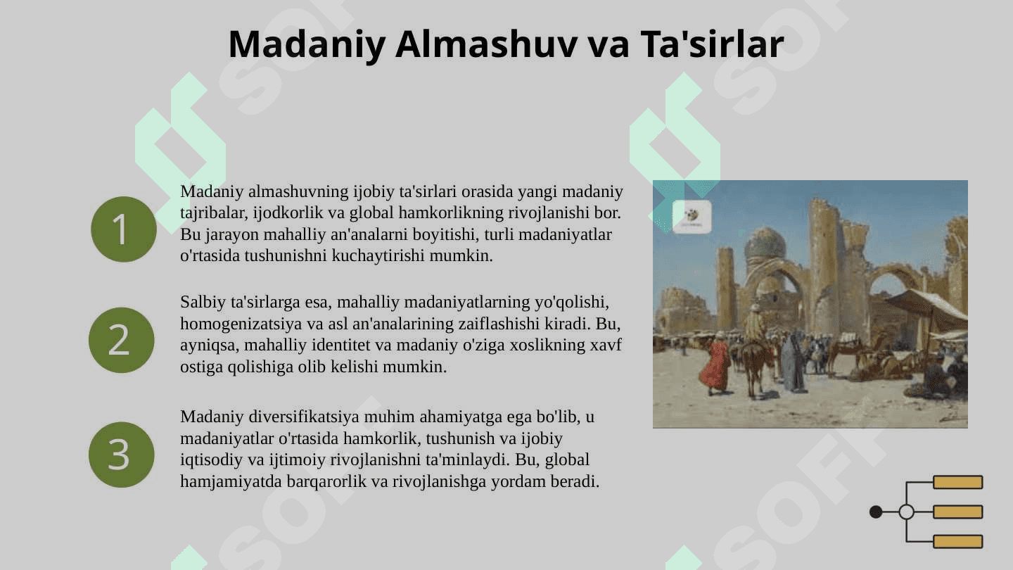 Globallashuvning milliy rivojlanishga o'tkazayotgan tasiri va uning oqibatlari 7