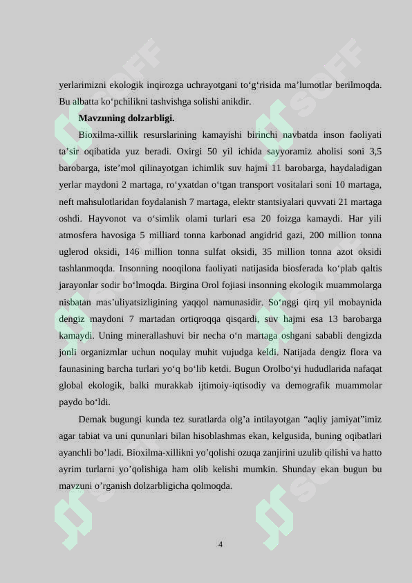 Cho‘l hududlarida biologik xilma xillikni saqlash 4