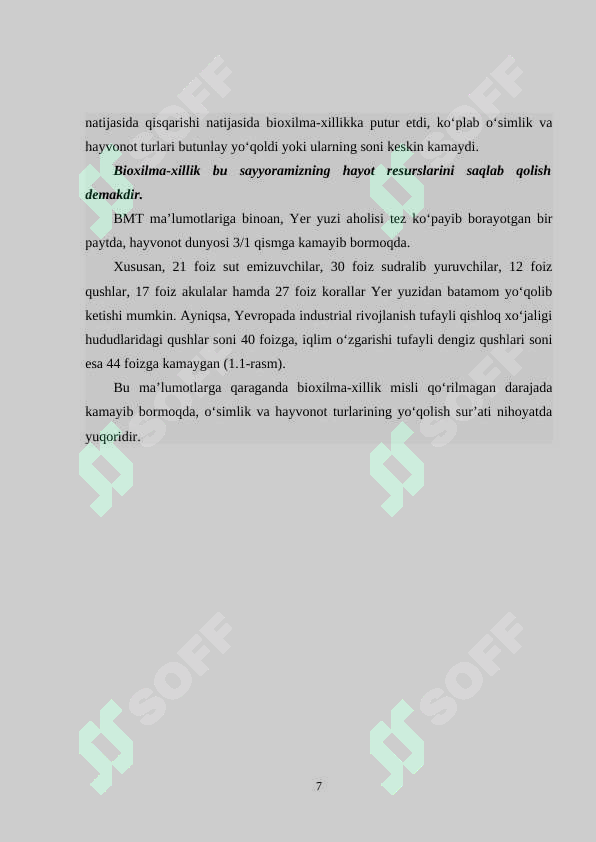 Cho‘l hududlarida biologik xilma xillikni saqlash 7