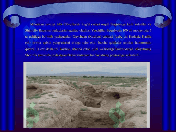 SHIMOLIY G’ARBIY TOXARISTONNING KUSHON PODSHOLIGI TANGALARI TARQALISHI GEOGRAFIYASI VA TIPOLOGIYASI 8