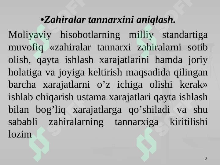 USTAMA XARAJATLAR HISOBI 3