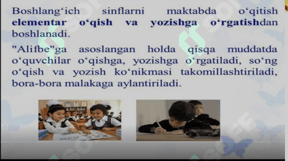 Savod o‘rgatishda o‘quvchilarning yozuv malakalarini shakllantirish tenologiyasi 3