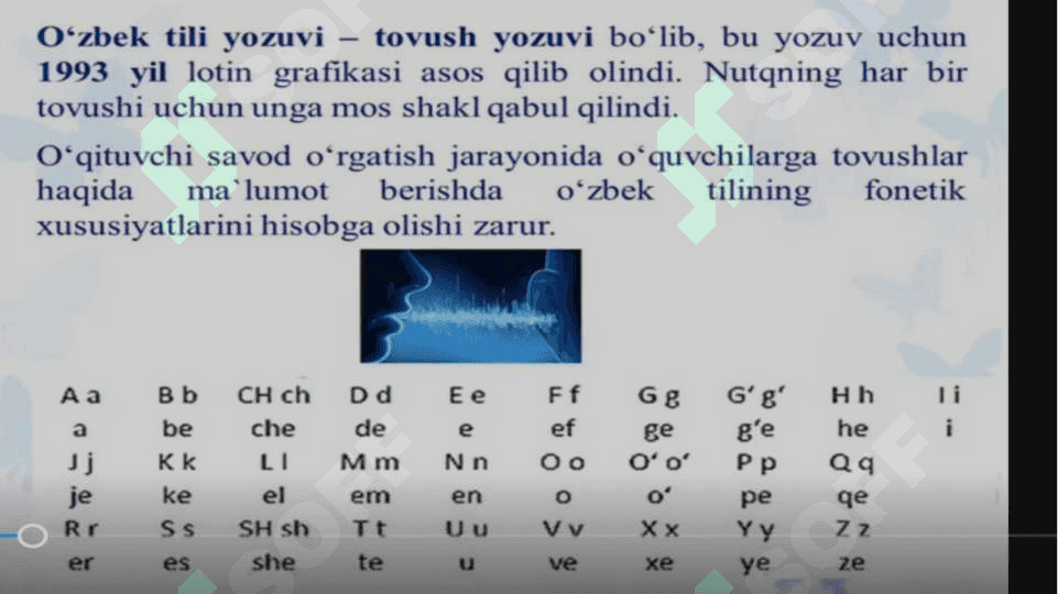 Savod o‘rgatishda o‘quvchilarning yozuv malakalarini shakllantirish tenologiyasi 4