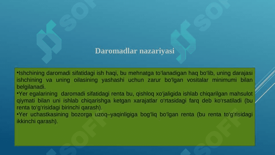KLASSIK IQTISODIY MAKTABNING VUJUDGA KELISHI 8