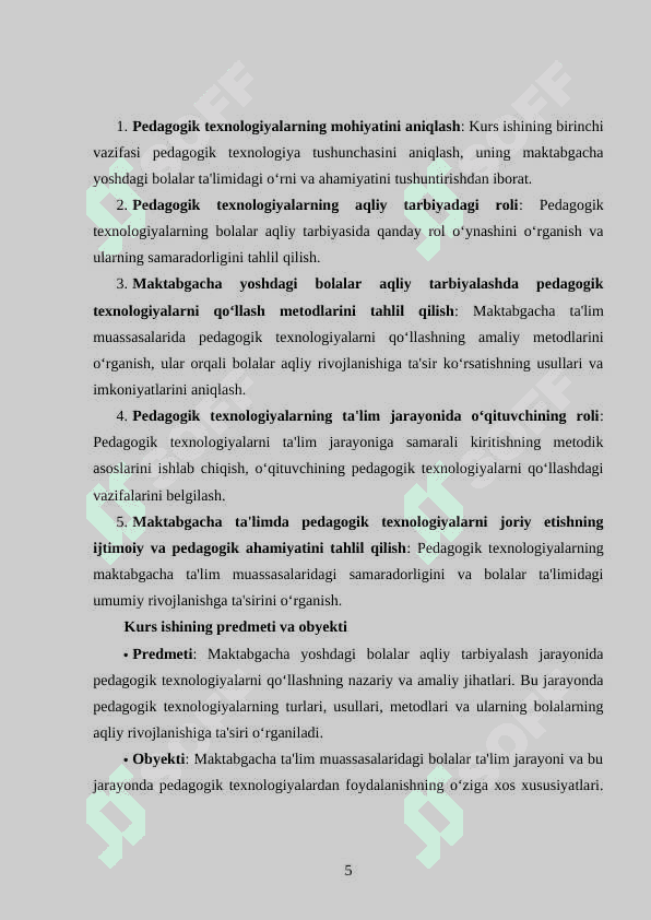 Maktabgacha yoshdagi bolalarni aqliy tarbiyalashda innovatsion pedagogik texnologiyalardan foydalanish 4