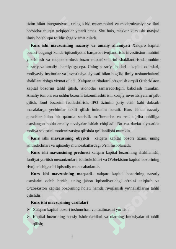 Xalqaro kapital bozori va uning rivojlanish asoslari 4
