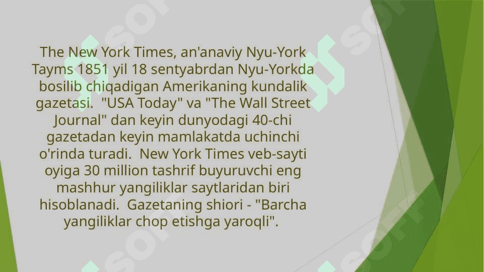 Amerika matbuoti New-York Times 3