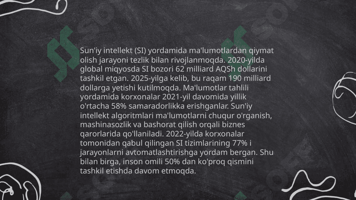 Taqdimot Katta hajmdagi ma'lumotlarni tahlil qilishda sun'iy intelekt 4