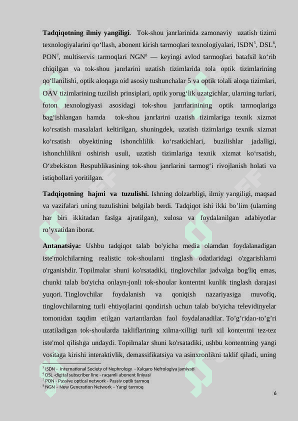 ZAMONAVIY TELEVINIYEDA TOK-SHOU JANRINING RIVOJLANISH TENDENSIYALARI 6