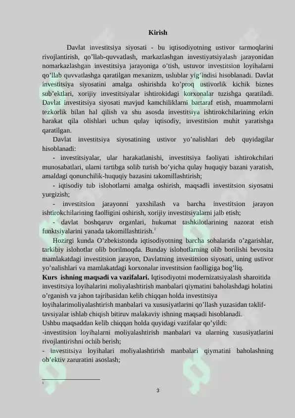 Investitsiya funksiyasi va omillari 3