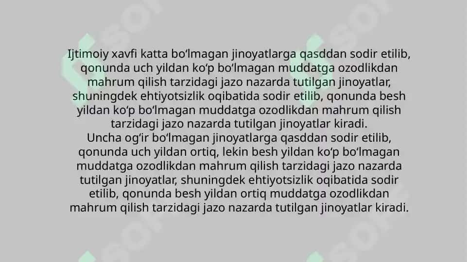 Jinoyat Kodeksining 15-Moddasi: jinoyatlarni sodir etish yoki ularni rejalashtirish 3