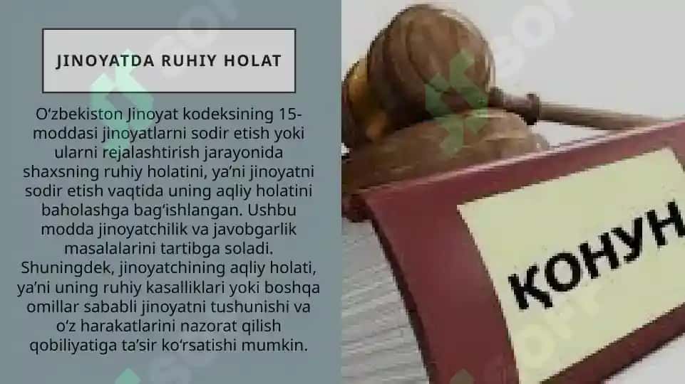 Jinoyat Kodeksining 15-Moddasi: jinoyatlarni sodir etish yoki ularni rejalashtirish 4