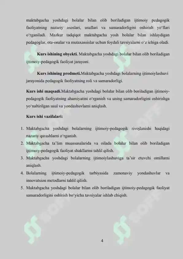 Maktabgacha tarbiya yoshidagi bolalar bilan olib boriladigan ijtimoiy pedagogik faoliyat 4