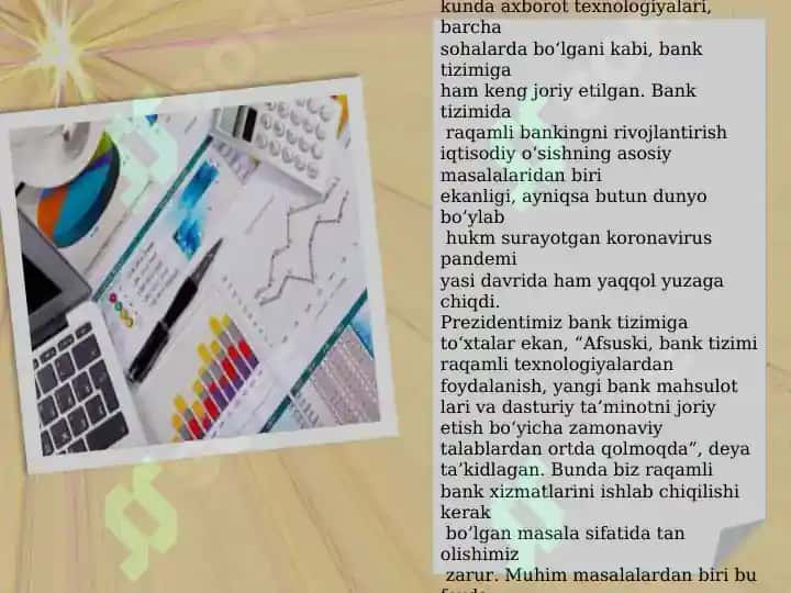RAQAMLI BANK XIZMATLARINI RIVOJLANTIRISH 2