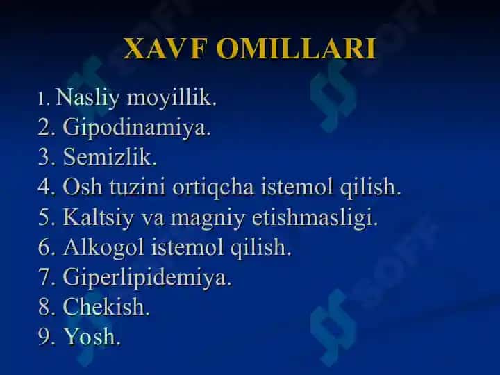 GIPERTONIYA KASALLIGI 5