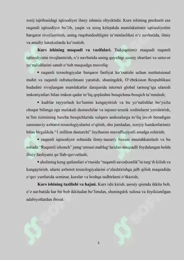 OʻZBEKISTONDA VA XORIJDA RAQAMLI IQTISODIYOTNING RIVOJLANISHI 3