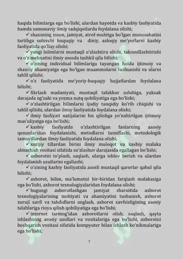 Ijtimoiy-gumanitar fanlarni o‘qitish metodikasi (ma’naviyat asoslari) 8