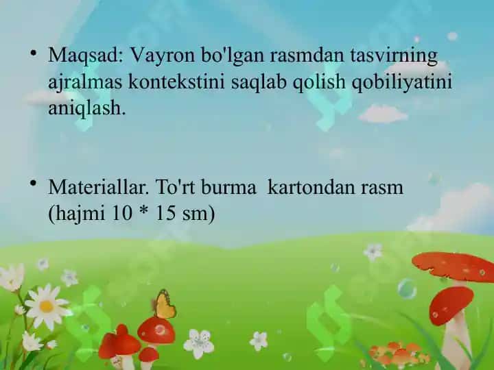 Qatlanadigan rasm texnikasi (Maktabgacha yoshdagi bolalar uchun psixologik test) 2