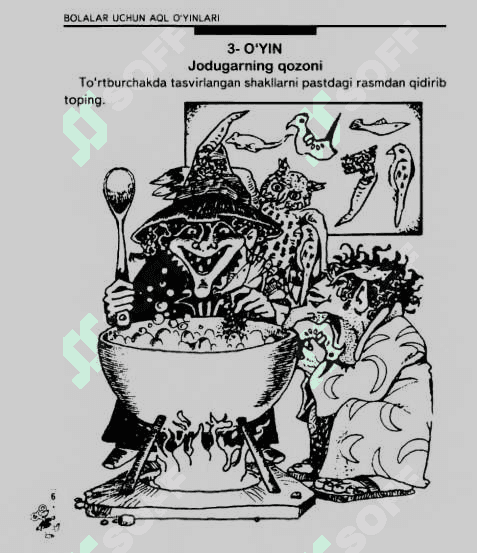 BOLALAR UCHUN AQLIY O`YINLAR 2