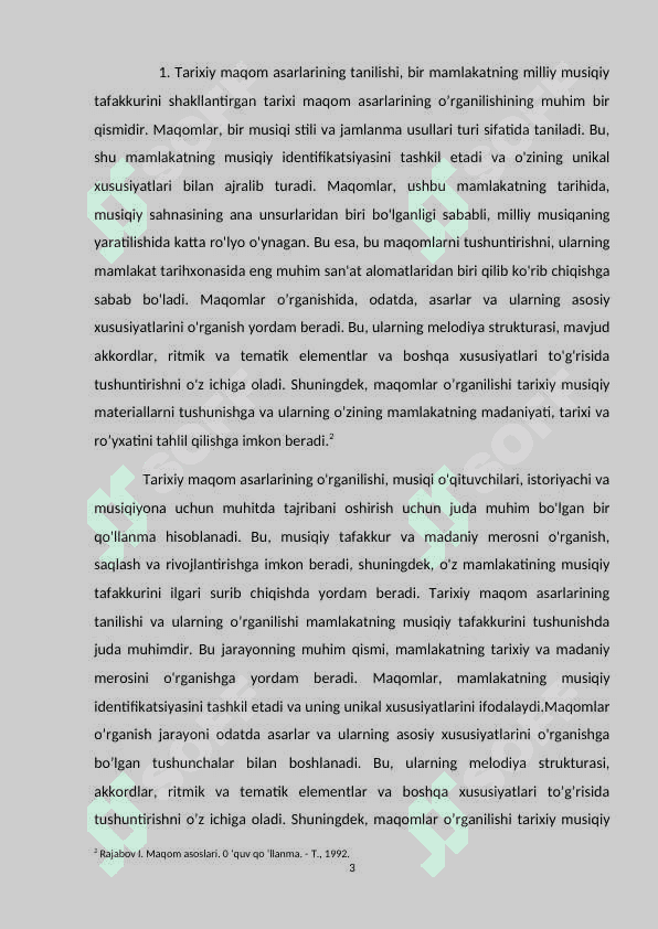 Maktabgacha ta’lim tashkiloti tarbiyalanuvchilarning milliy musiqiy tafakkurini shakllantirishda maqom asarlarining tutgan o‘rni 3