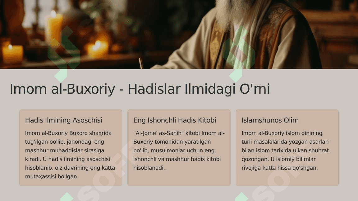 Buyuk Olimlarning Jahon Sivilizatsiyasiga Qo'shgan Hissasi . 4