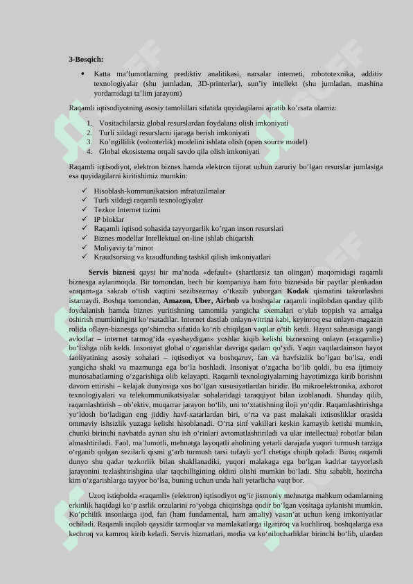 RAQAMLI IQTISODIYOT 2