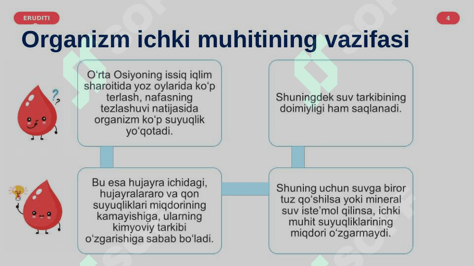 Qon va uning tarkibiy qismlari. 4