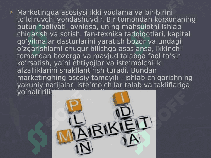 BIZNES JARAYONLARINI TASHKIL ETISHDA MARKETING O'RNI 3