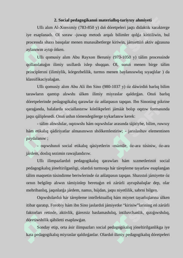Social pedagogika tiykarları 3