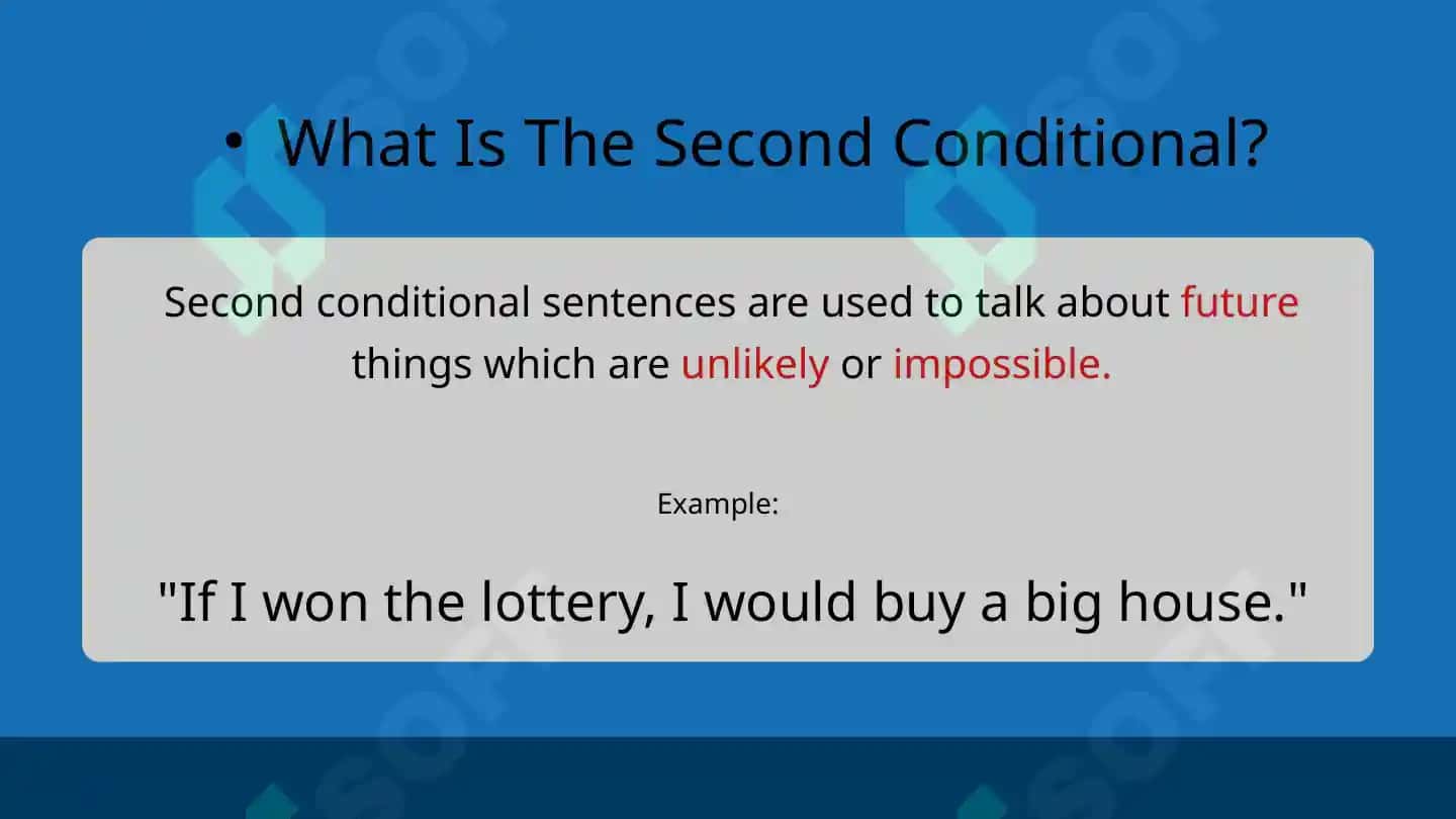 Second Conditional 3