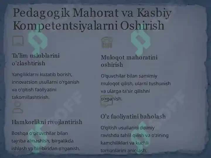 Pedagogik akmeologiya- shaxsiy va kasbiy samaradorlik muammolari 4